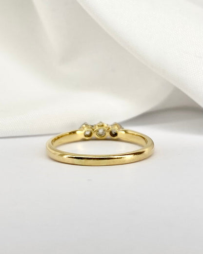 Bague Trilogie Diamants 0.21 carat &quot;Erell&quot; - Elliade Paris