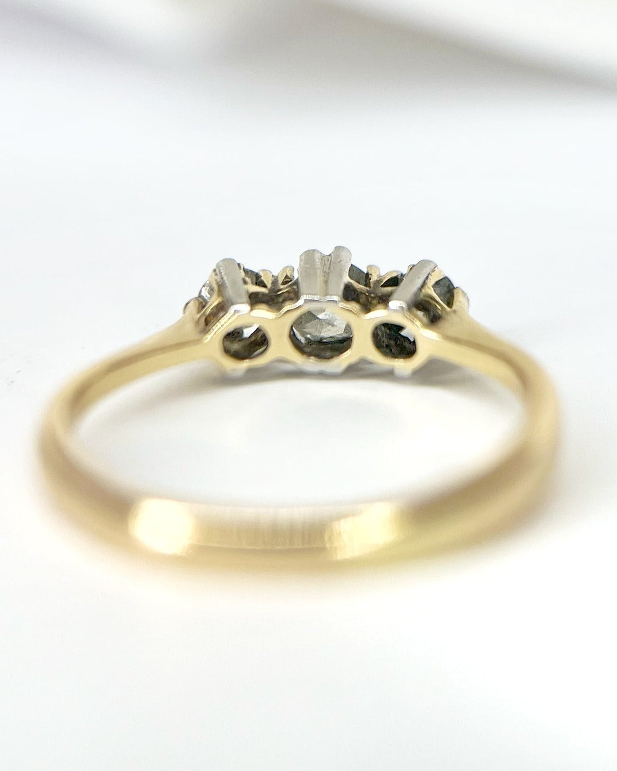 Bague Trilogie Diamants 0.22 carat "Faia" - Elliade Paris