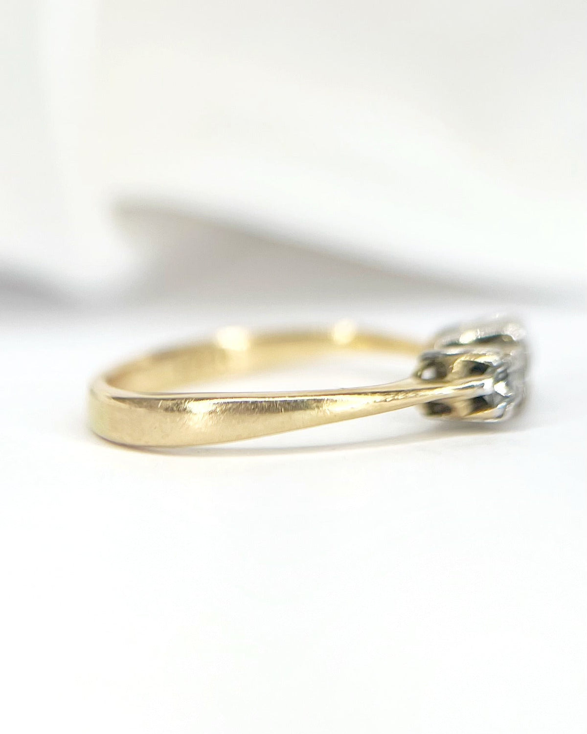 Bague Trilogie Diamants 0.22 carat "Faia" - Elliade Paris