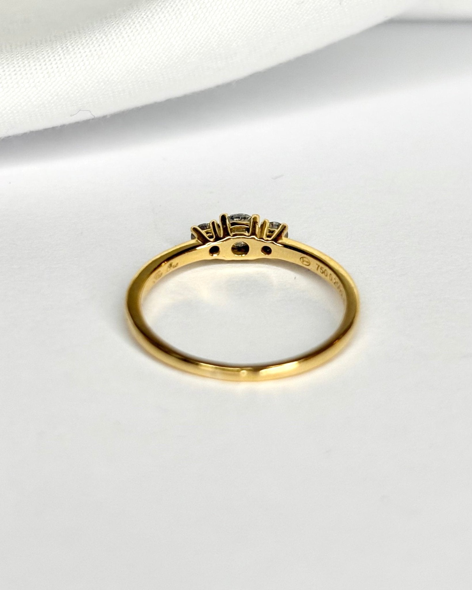 Bague Trilogie Diamants 0.25 carat "Rita" - Elliade Paris