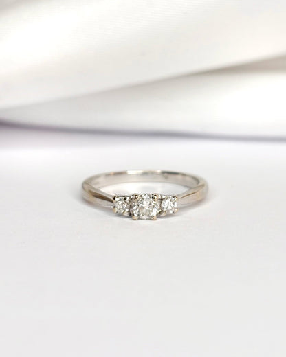 Bague Trilogie Diamants 0.30 carat "Kayla" - Elliade Paris