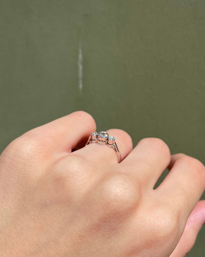 Bague Trilogie Diamants 0.30 carat &quot;Laure&quot; - Elliade Paris