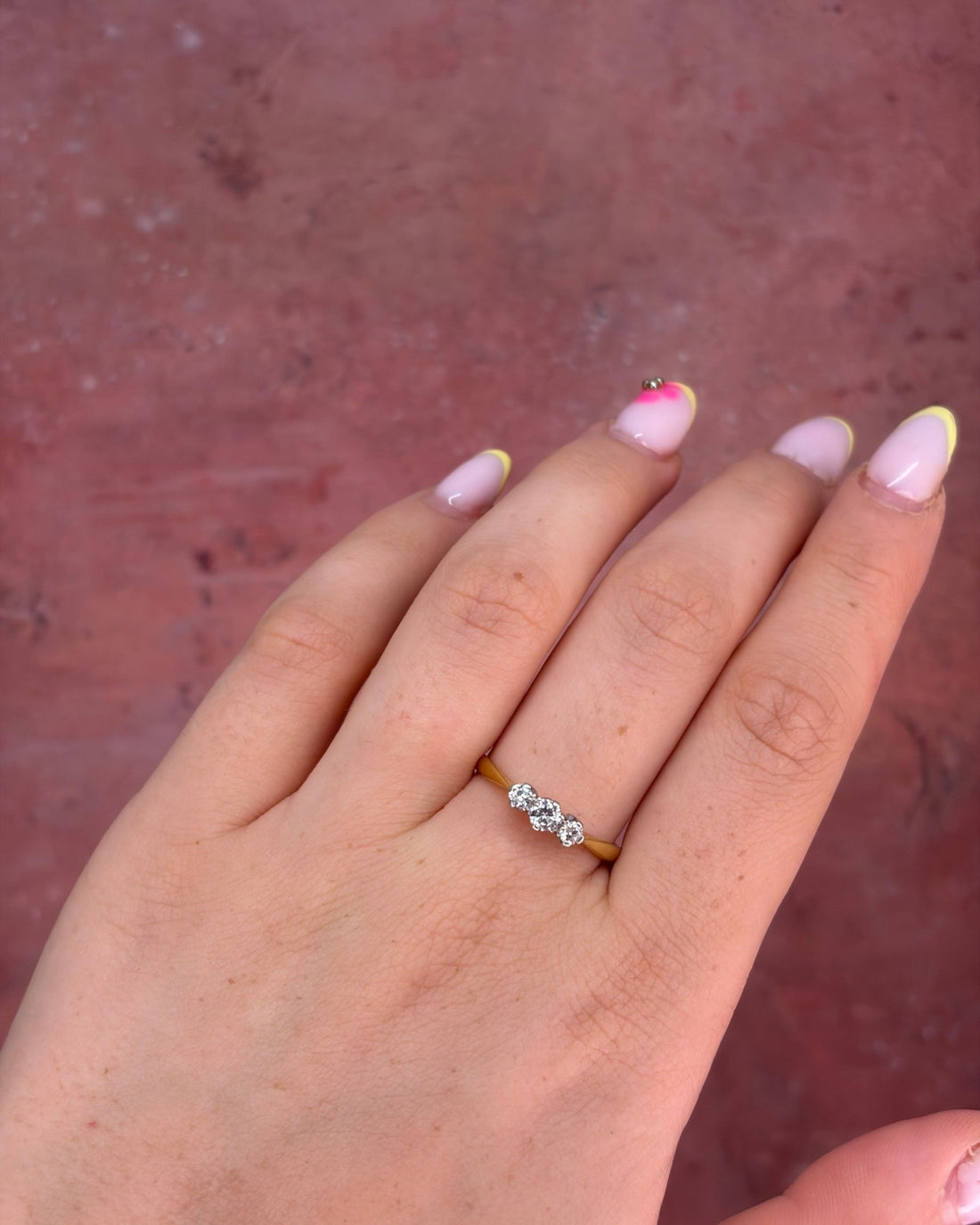 Bague Trilogie Diamants 0.30 carat "Valentine" - Elliade Paris