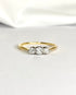 Bague Trilogie Diamants 0.31 carat "Delphine" - Elliade Paris