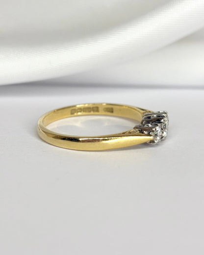 Bague Trilogie Diamants 0.34 carat "Asia" - Elliade Paris