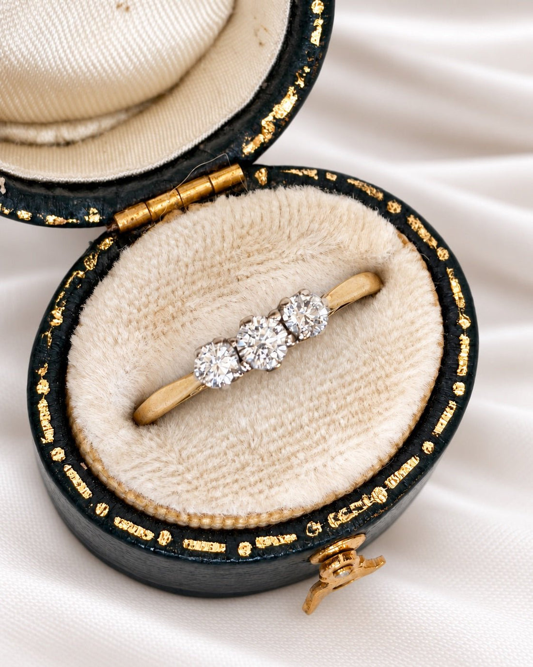 Bague Trilogie Diamants 0.37 carat "Emma" - Elliade Paris