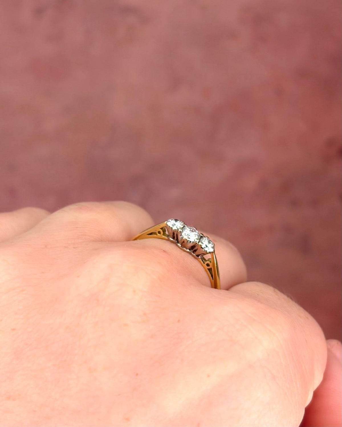 Bague Trilogie Diamants 0.37 carat "Emma" - Elliade Paris