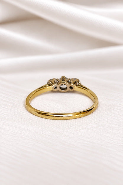 Bague Trilogie Diamants 0.37 carat "Emma" - Elliade Paris