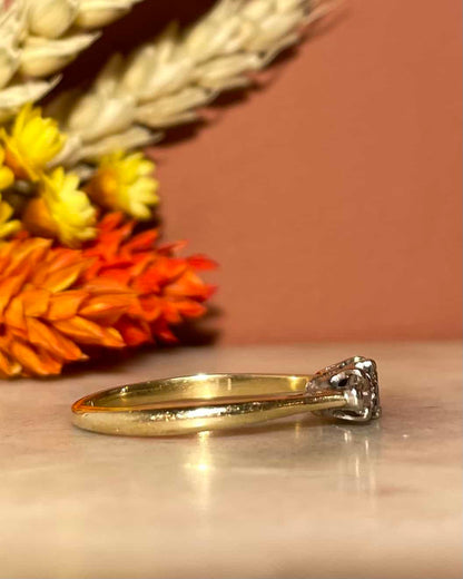 Bague Trilogie Diamants 0.39 carat &quot;Laila&quot; - Elliade Paris