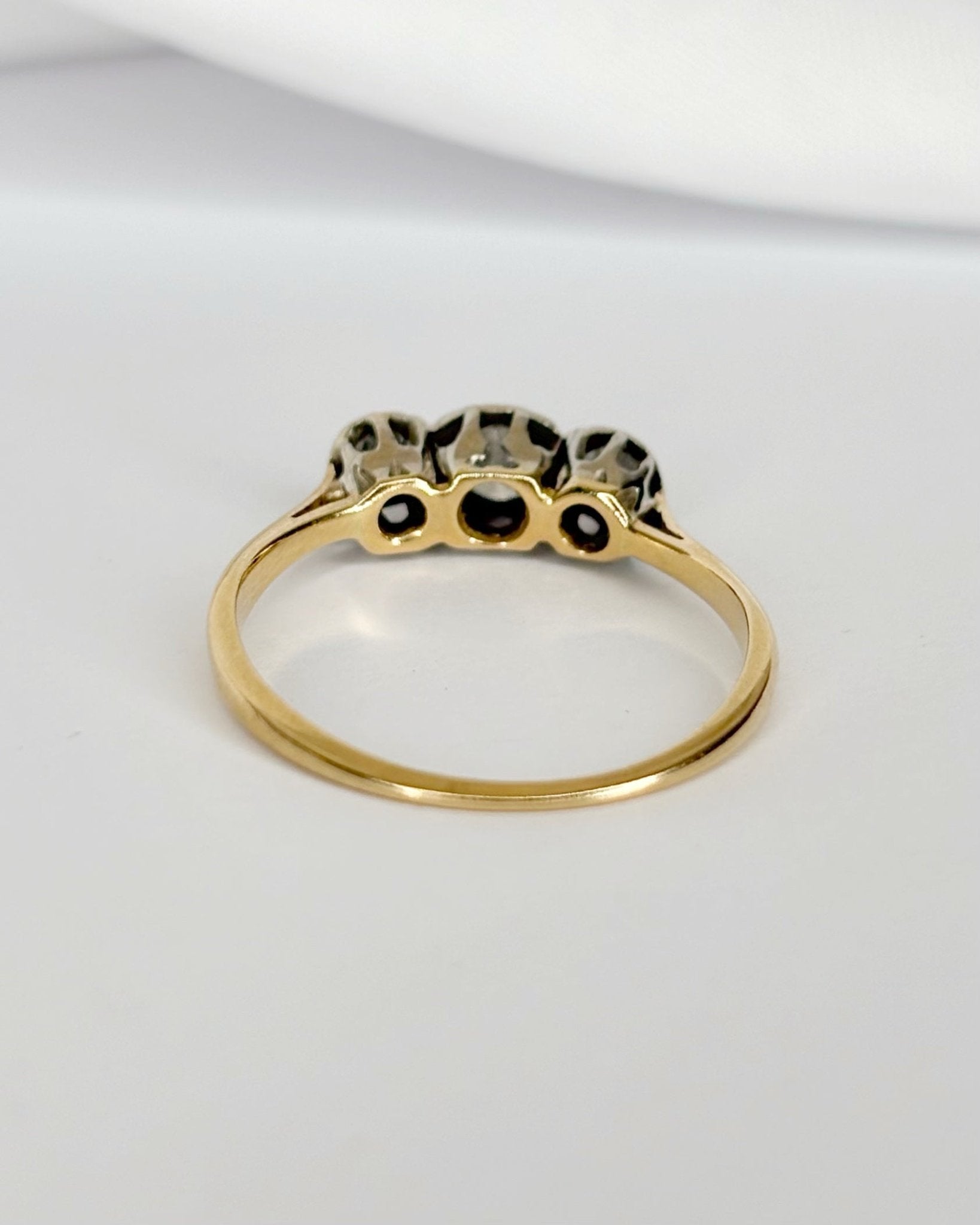 Bague Trilogie Diamants 0.40 carat "Ange" - Elliade Paris