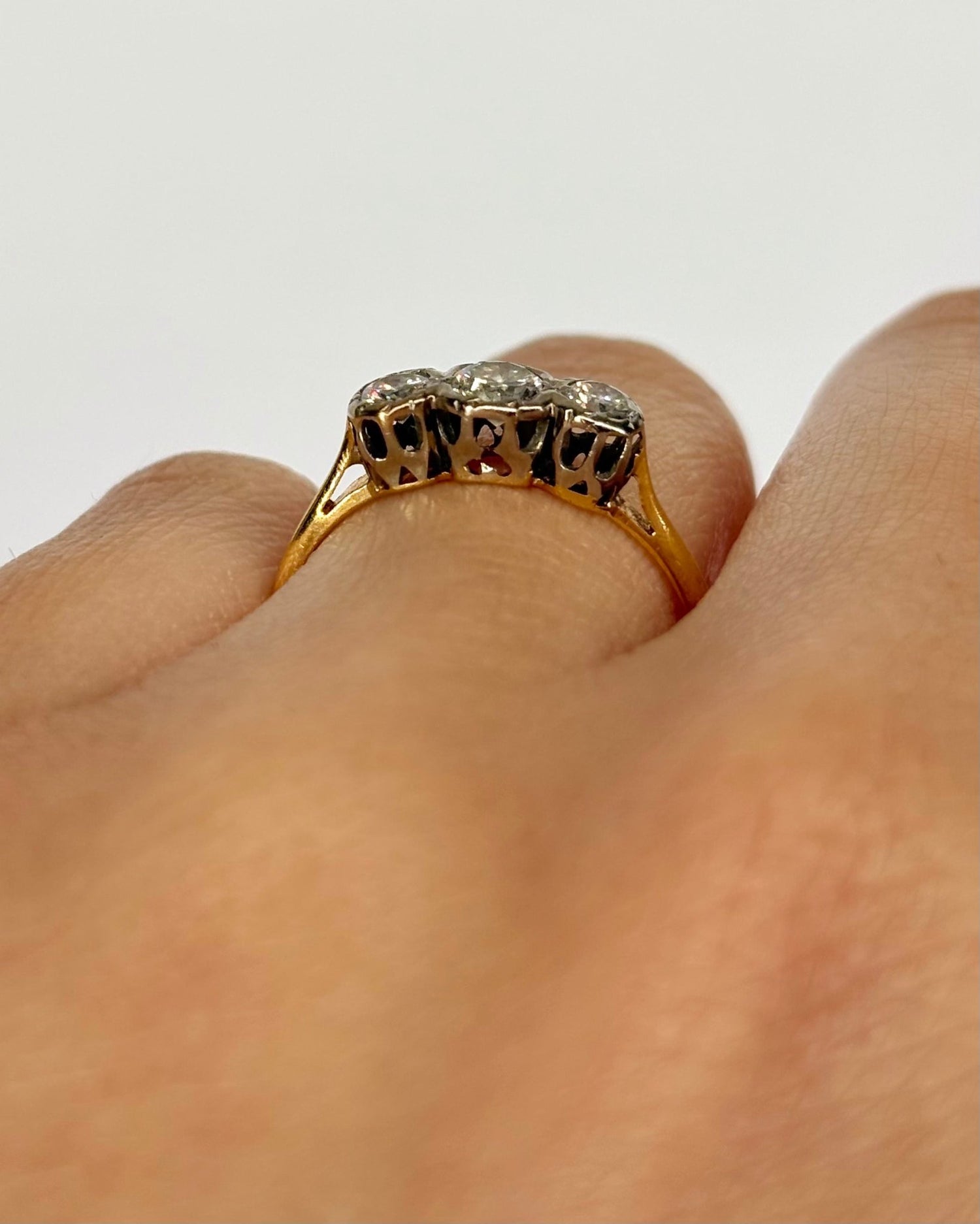 Bague Trilogie Diamants 0.40 carat "Ange" - Elliade Paris