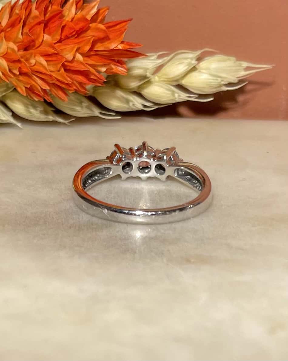 Bague Trilogie Diamants 0.40 carat "Eunji" - Elliade Paris