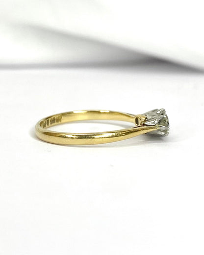 Bague Trilogie Diamants 0.43 carat "Camélia" - Elliade Paris