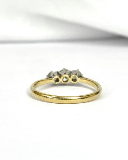 Bague Trilogie Diamants 0.43 carat "Camélia" - Elliade Paris