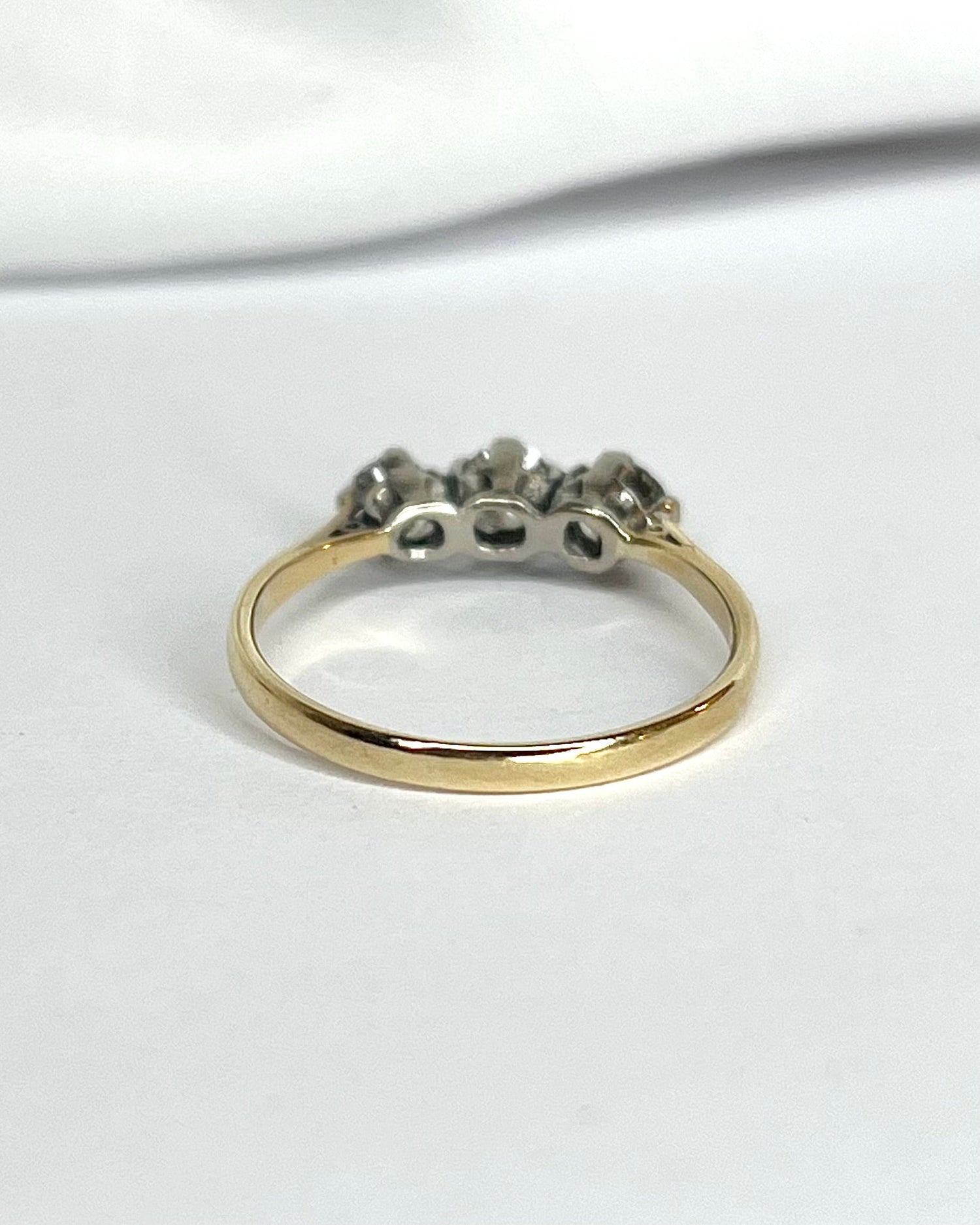 Bague Trilogie Diamants 0.45 carat "Maëlia" - Elliade Paris