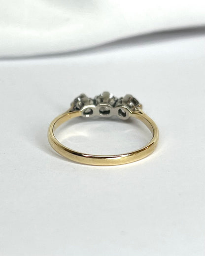 Bague Trilogie Diamants 0.45 carat "Maëlia" - Elliade Paris