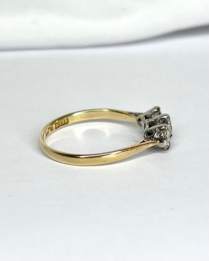 Bague Trilogie Diamants 0.45 carat "Maëlia" - Elliade Paris