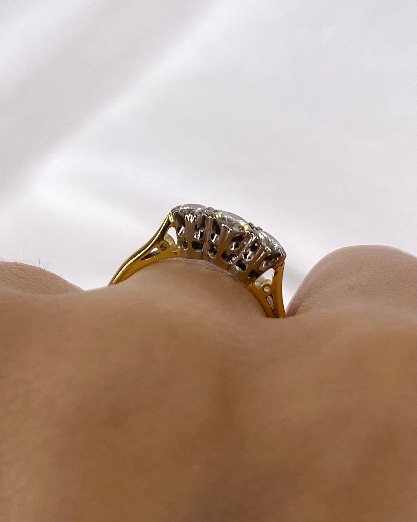 Bague Trilogie Diamants 0.45 carat "Zoé" - Elliade Paris