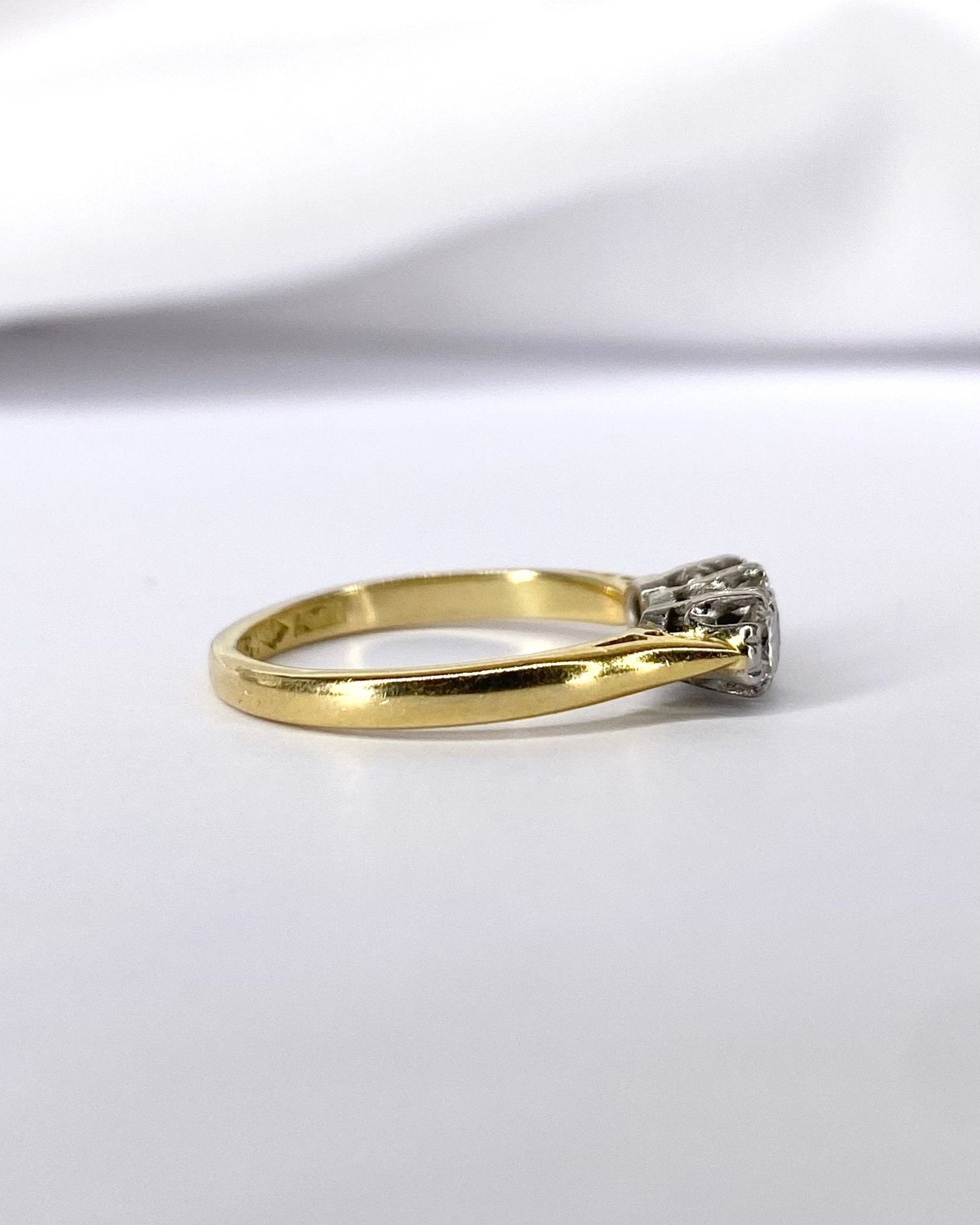 Bague Trilogie Diamants 0.45 carat "Zoé" - Elliade Paris