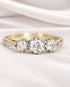 Bague Trilogie Diamants 0.47 carat "Casciopée" - Elliade Paris