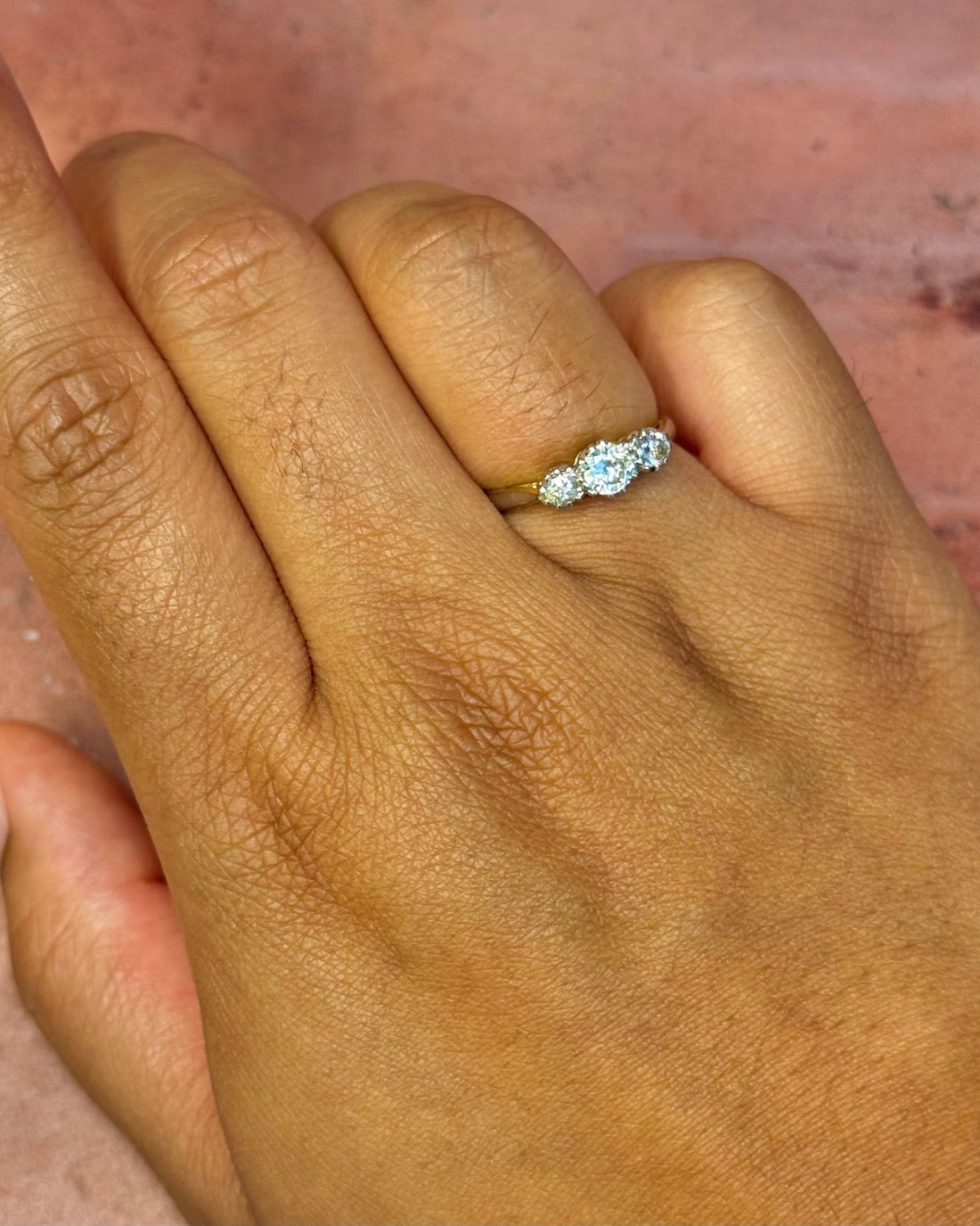 Bague Trilogie Diamants 0.47 carat "Casciopée" - Elliade Paris