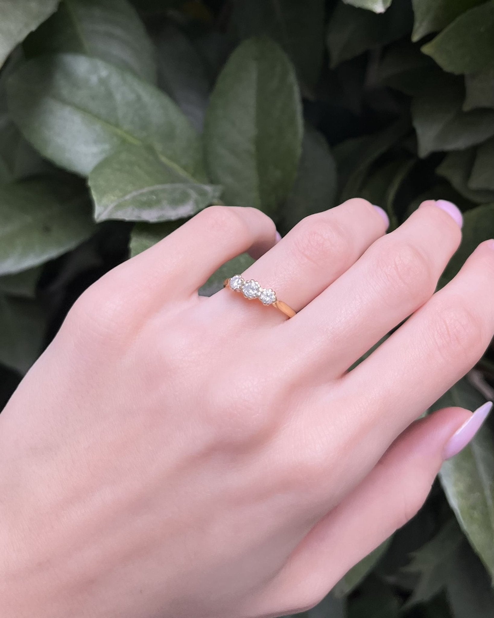 Bague Trilogie Diamants 0.50 carat &quot;Trinity&quot; - Elliade Paris