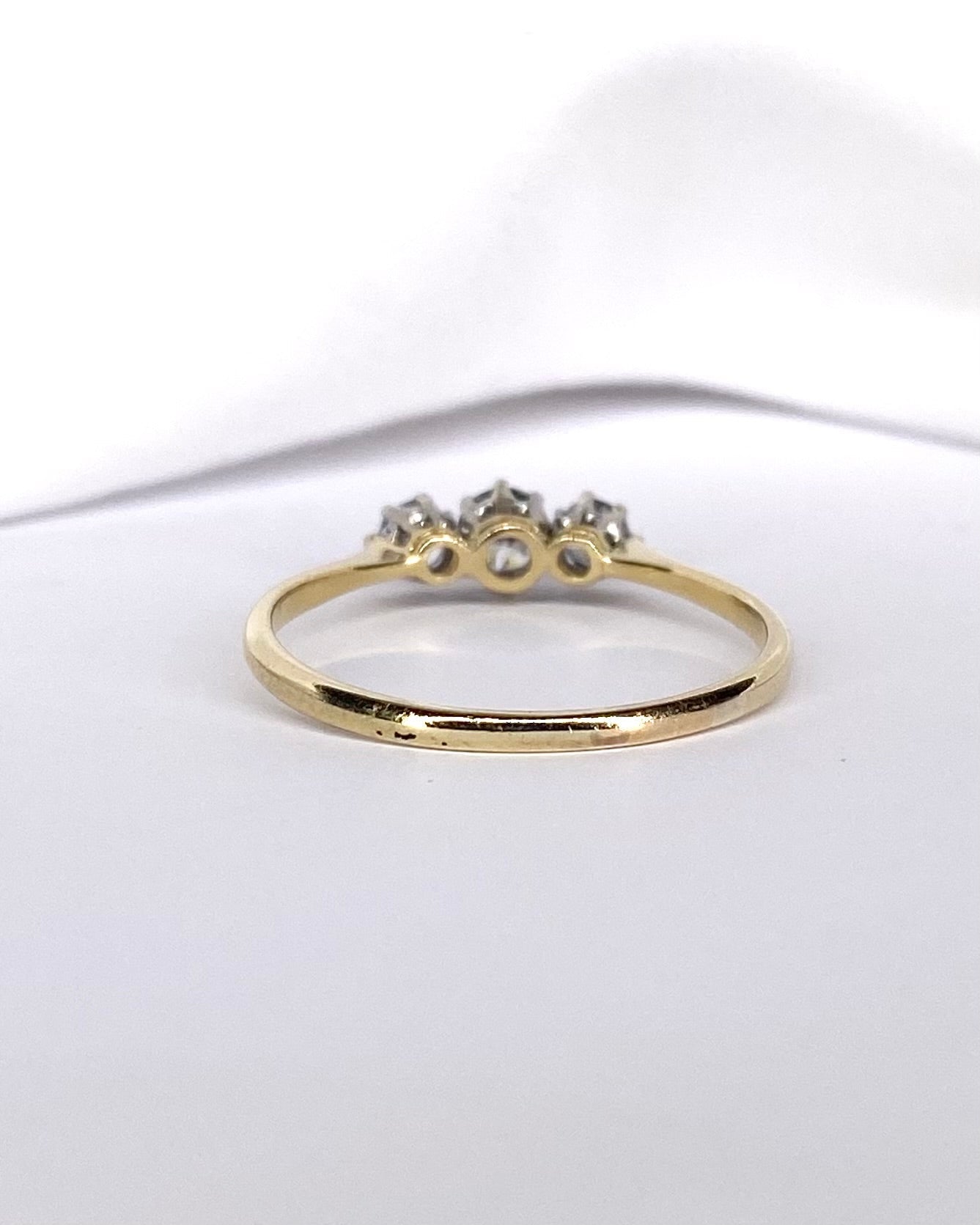 Bague Trilogie Diamants 0.55 carat "Camille" - Elliade Paris