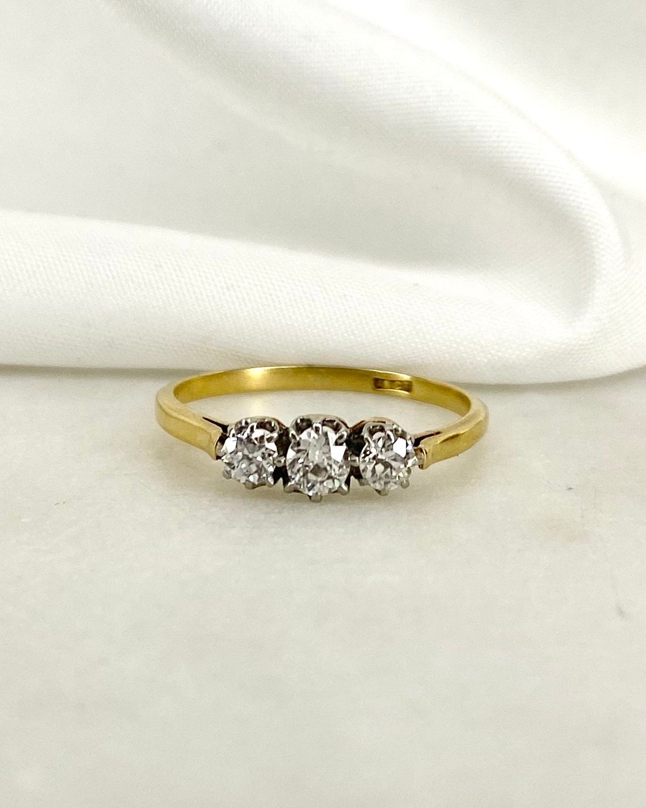 Bague Trilogie Diamants 0.55 carat "Mia" - Elliade Paris