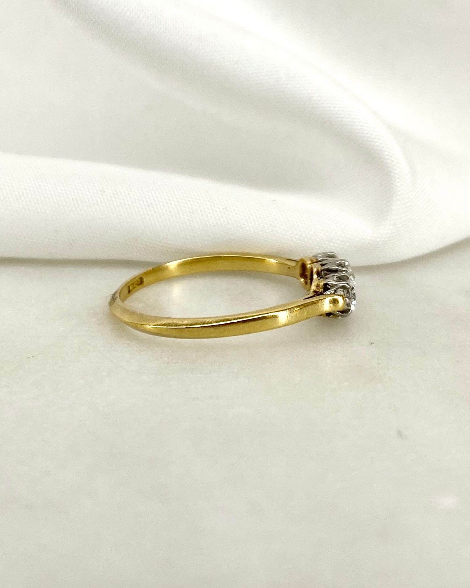 Bague Trilogie Diamants 0.55 carat "Mia" - Elliade Paris