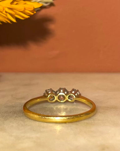 Bague Trilogie Diamants 0.55 carat &quot;Theresa&quot; - Elliade Paris