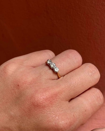 Bague Trilogie Diamants 0.60 carat &quot;Poéma&quot; - Elliade Paris