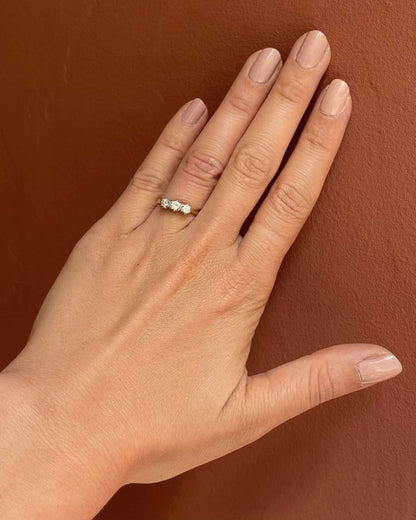 Bague Trilogie Diamants 0.60 carat &quot;Poéma&quot; - Elliade Paris