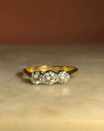 Bague Trilogie Diamants 0.60 carat &quot;Poéma&quot; - Elliade Paris