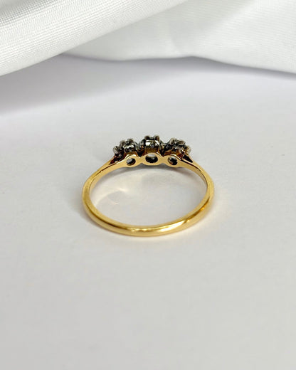 Bague Trilogie Diamants 0.68 carat "Lydiane" - Elliade Paris