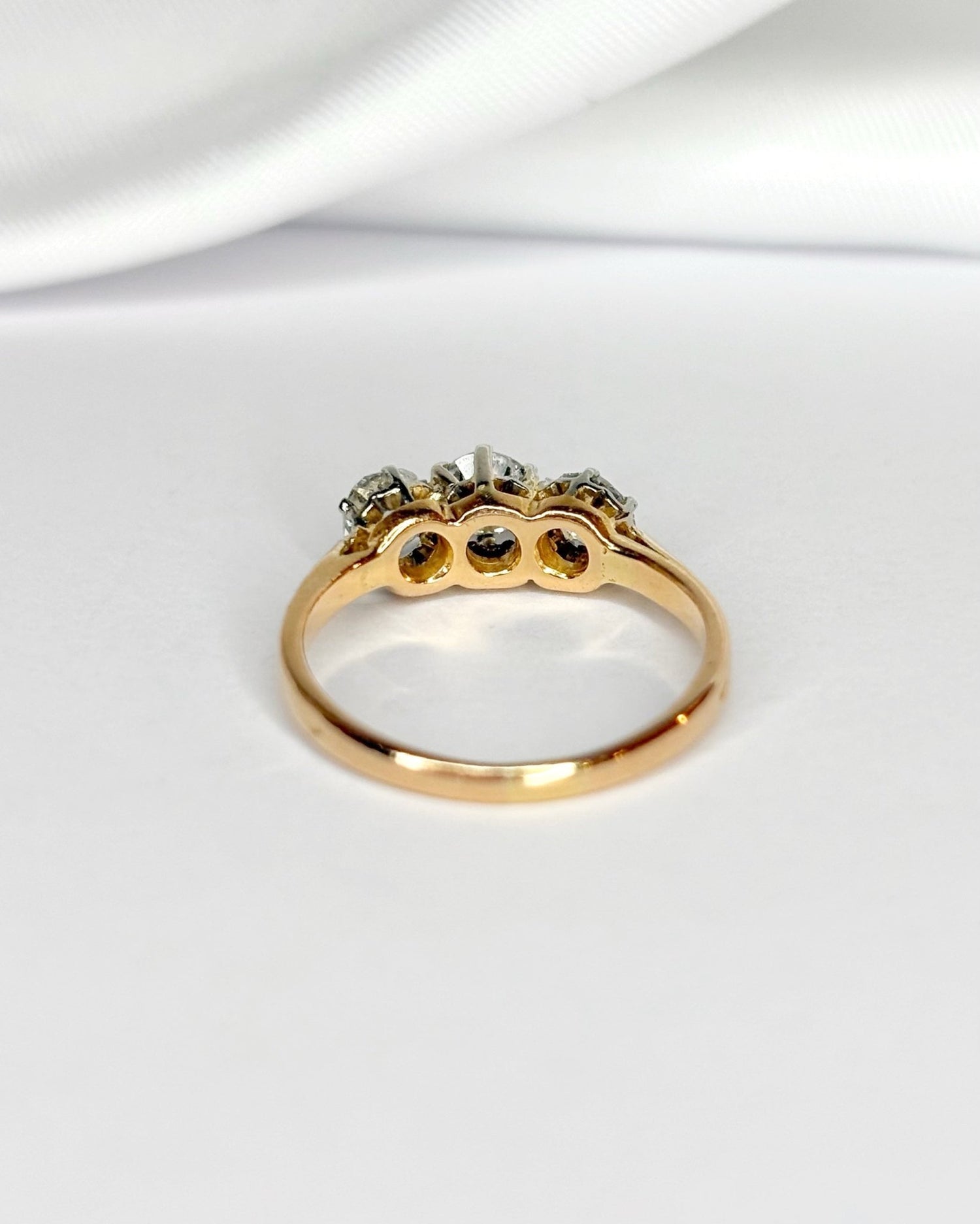 Bague Trilogie Diamants 0.70 carat "Vanessa" - Elliade Paris