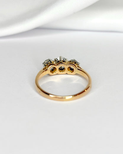 Bague Trilogie Diamants 0.70 carat "Vanessa" - Elliade Paris