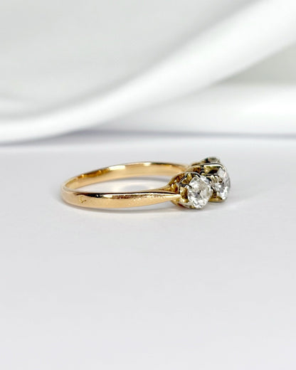 Bague Trilogie Diamants 0.70 carat "Vanessa" - Elliade Paris