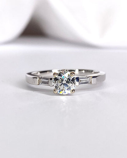 Bague Trilogie Diamants 0.80 carat "Isadora" - Elliade Paris
