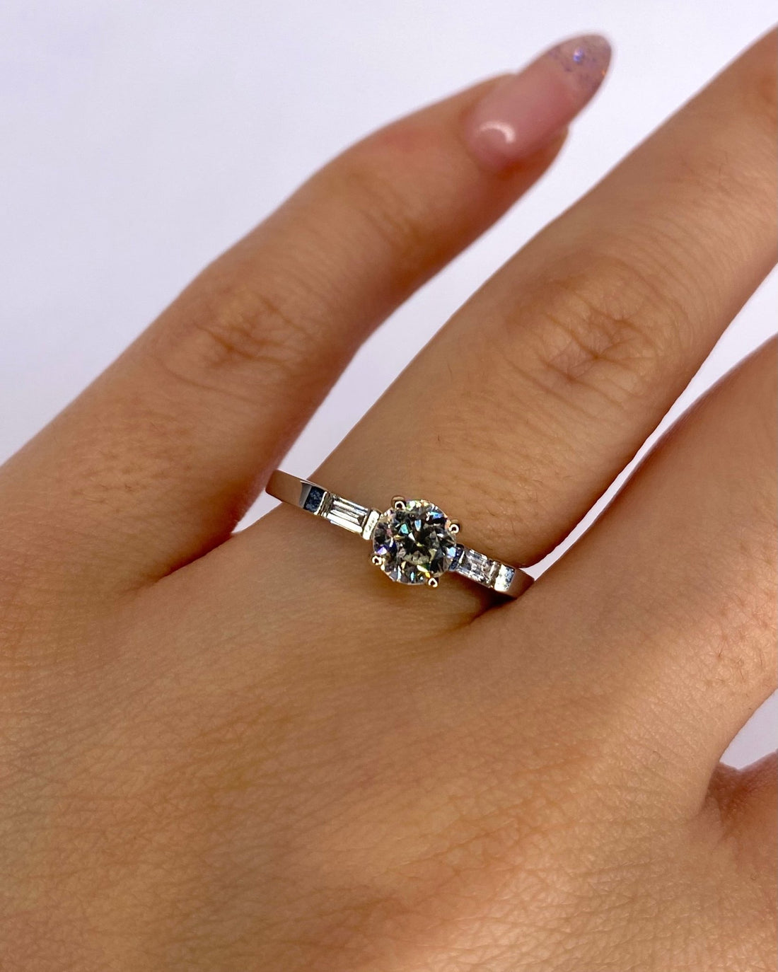 Bague Trilogie Diamants 0.80 carat "Isadora" - Elliade Paris