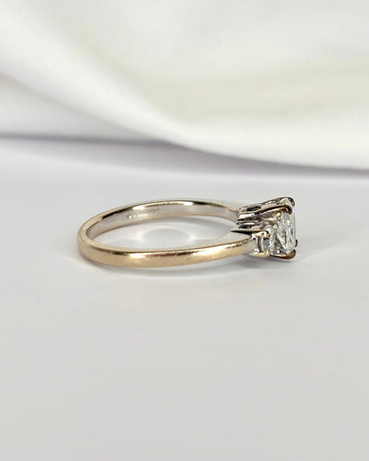 Bague Trilogie Diamants 0.89 carat "Chérine" - Elliade Paris