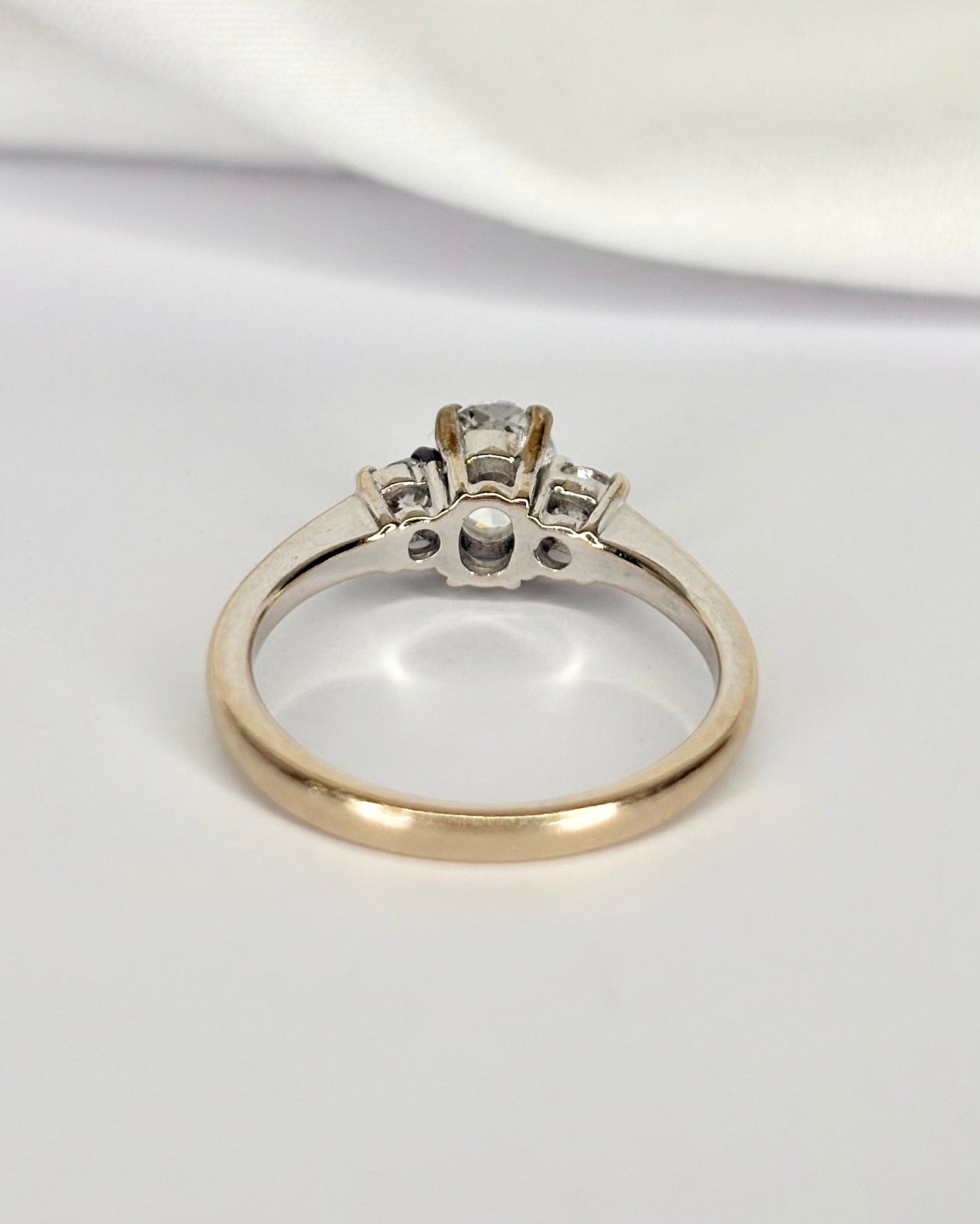 Bague Trilogie Diamants 0.89 carat "Chérine" - Elliade Paris