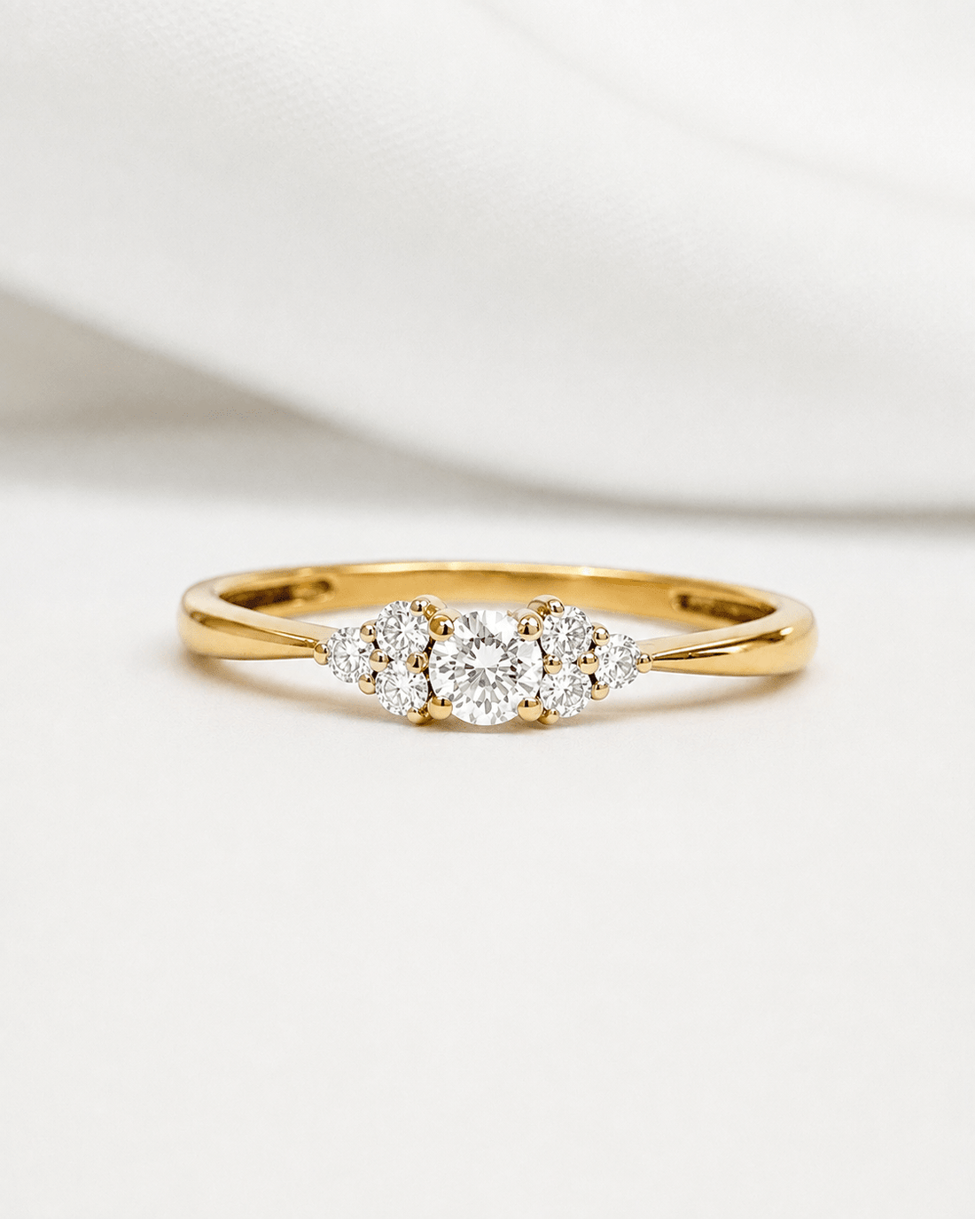 Bague Trilogie Diamants "Alice" - Elliade Paris