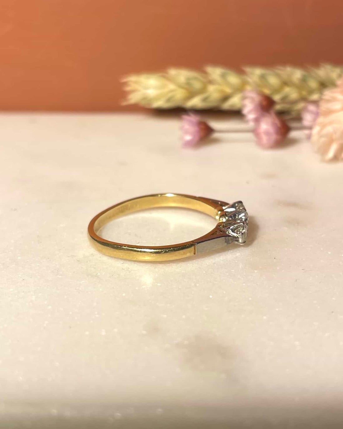 Bague Trilogie Diamants 0.49 carat &quot;Alina&quot;