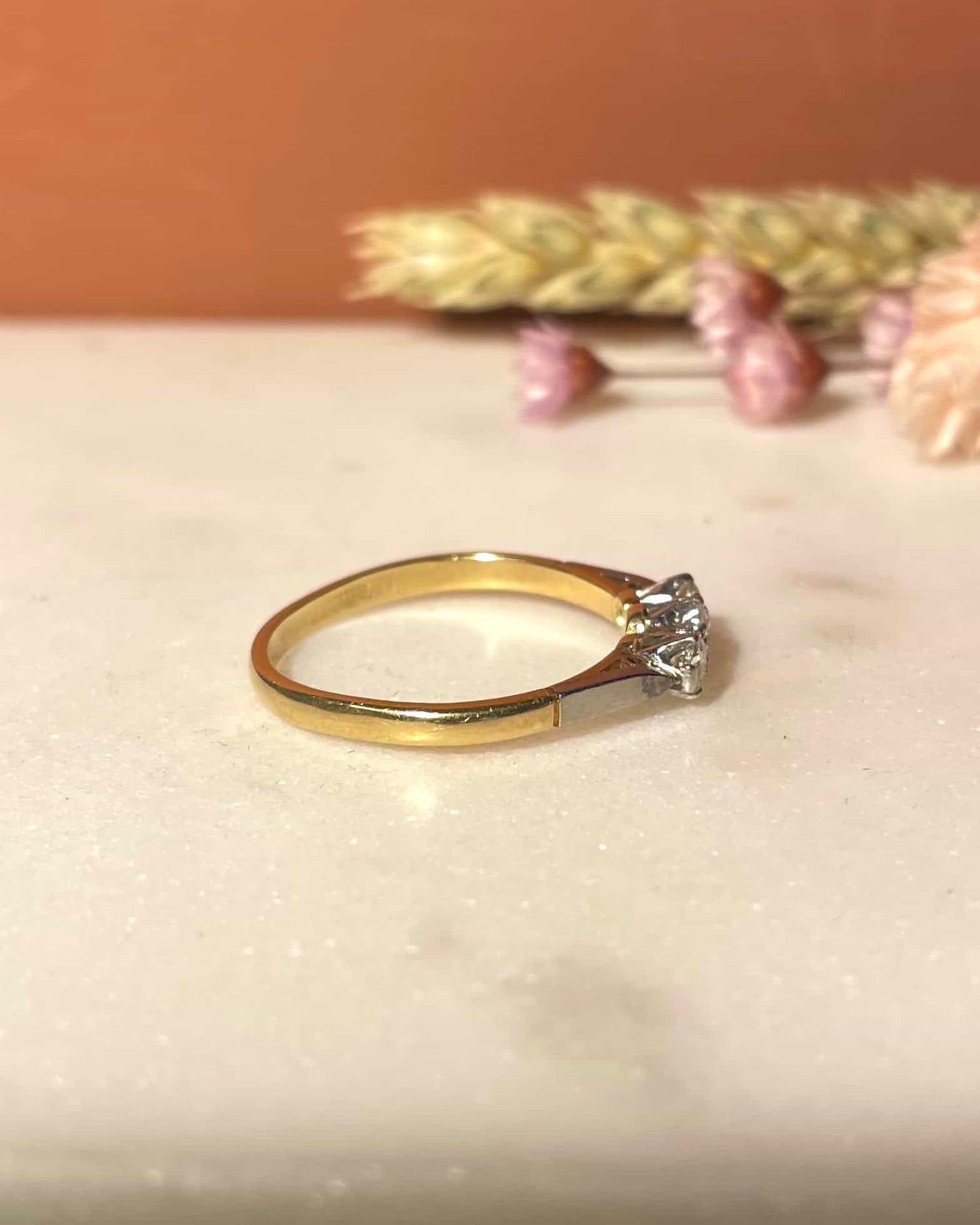 Bague Trilogie Diamants 0.49 carat &quot;Alina&quot;