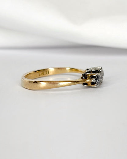 Bague Trilogie Diamants "Faia" - Elliade Paris