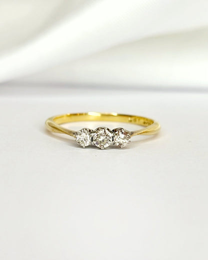 Bague Trilogie Diamants "Fiona" - Elliade Paris