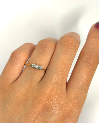 Bague Trilogie Diamants "Fiona" - Elliade Paris