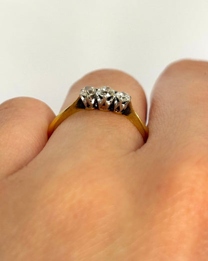 Bague Trilogie Diamants "Fiona" - Elliade Paris