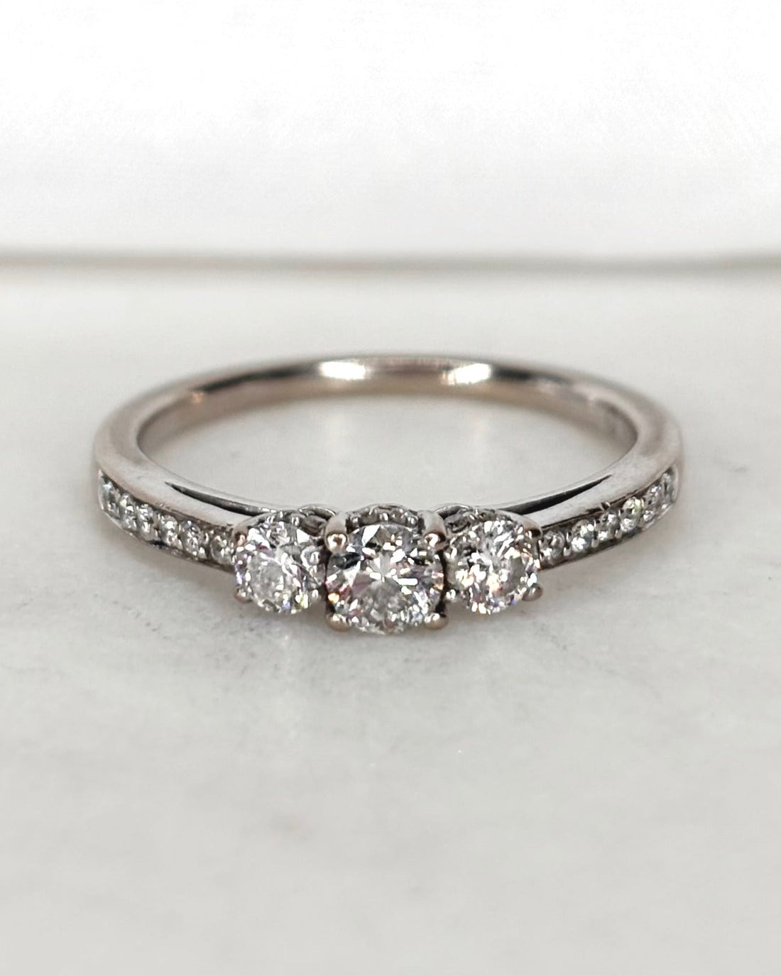 Bague Trilogie Diamants &quot;Inaya&quot; - Elliade Paris