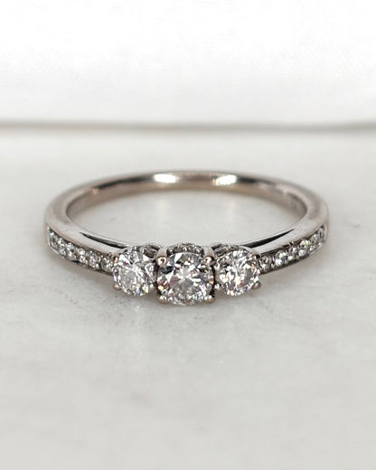Bague Trilogie Diamants &quot;Inaya&quot; - Elliade Paris